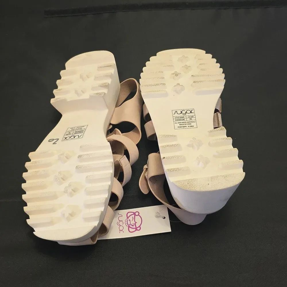 BRAND NEW SUGAR EVANGELINE BLOCK HEEL SANDAL - Picture 16 of 16